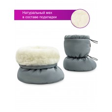 Пинетки Меховые "Grey"